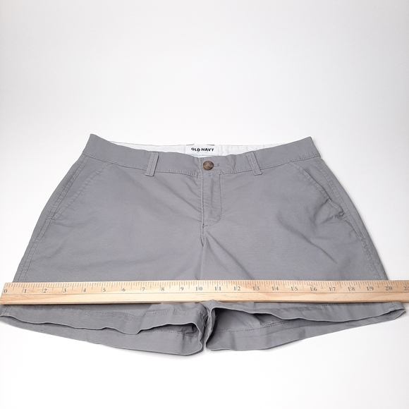 Old Navy Cinder Smoke Gray Chino Shorts Size 4 - Picture 4 of 8